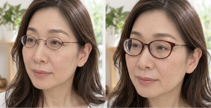 強度近視用メガネ